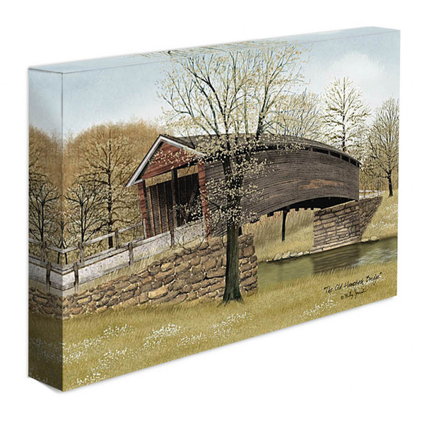The Old Humpback Bridge Wrapped Canvas Print Wall Art 415935 By Homeroots