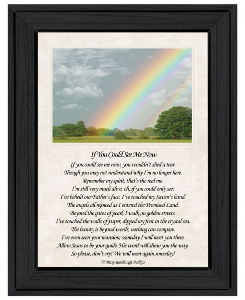 If You Can See Me Now Double Rainbow 2 Black Framed Print Wall Art 416008 By Homeroots