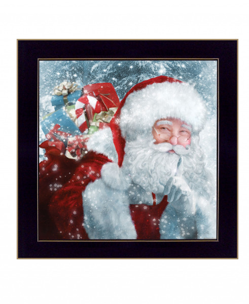 Santas Presents 1 Black Framed Print Wall Art 416098 By Homeroots