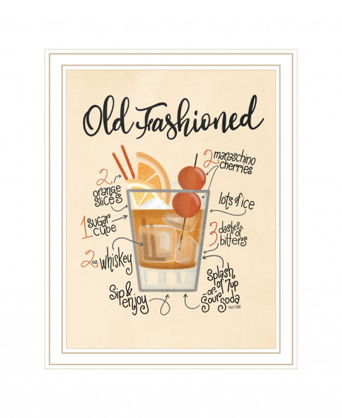 Old Fashioned White Framed Print Wall Art 416163 By Homeroots