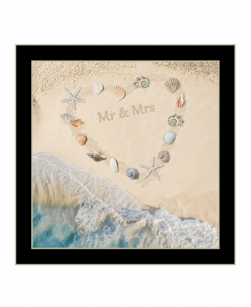 Marriage Is A Beach 1 Black Framed Print Wall Art 416231 By Homeroots