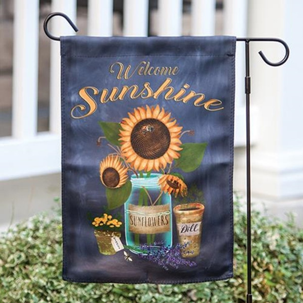 Welcome Sunshine Garden Flag G1046 By CWI Gifts