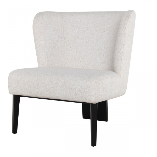 White Faux Leather Wingback Accent Chair 473842 By Homeroots