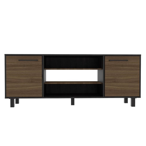 Sleek And Stylish Carbon Espresso Television Stand 478451 By Homeroots