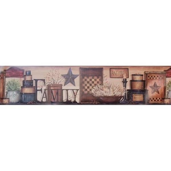 Family Shelf Wall Border G24665 By CWI Gifts