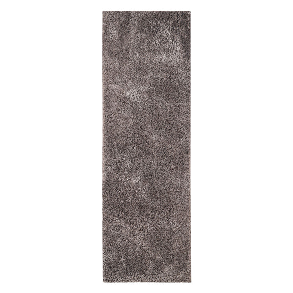 8' Taupe Tufted Handmade Stain Resistant Runner Rug 486784 By Homeroots