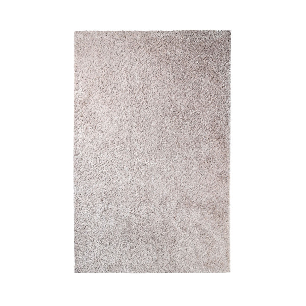 4' X 6' Beige Shag Stain Resistant Area Rug 486785 By Homeroots