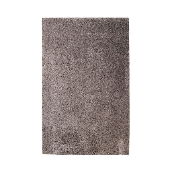 4' X 6' Taupe Shag Stain Resistant Area Rug 486790 By Homeroots