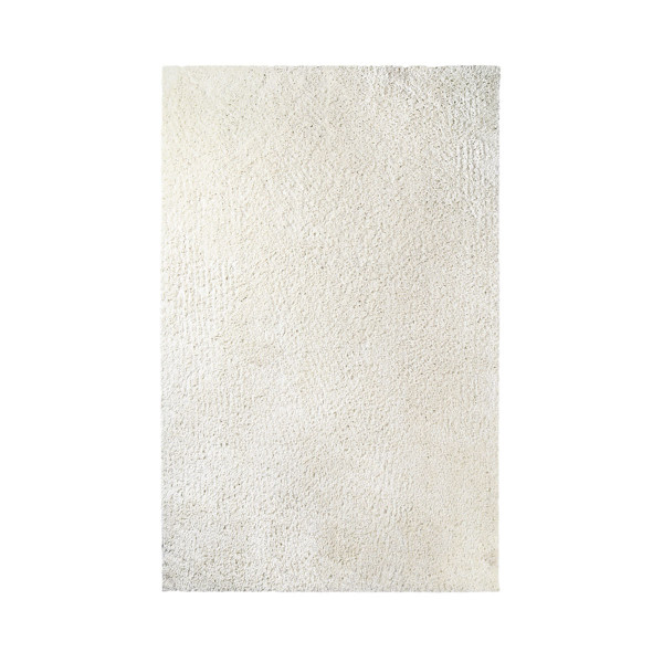 8' X 10' Ivory Shag Stain Resistant Area Rug 486800 By Homeroots