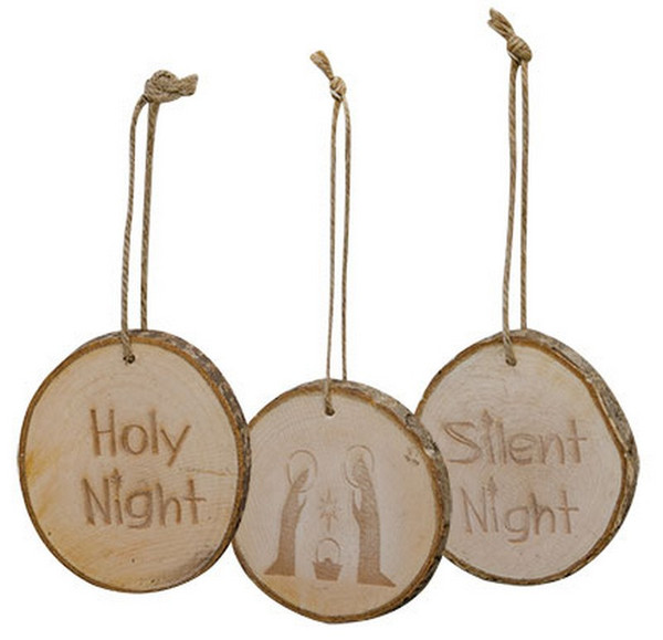 Holy Night Tree Tag Assorted Set Of 3 G32797 By CWI Gifts