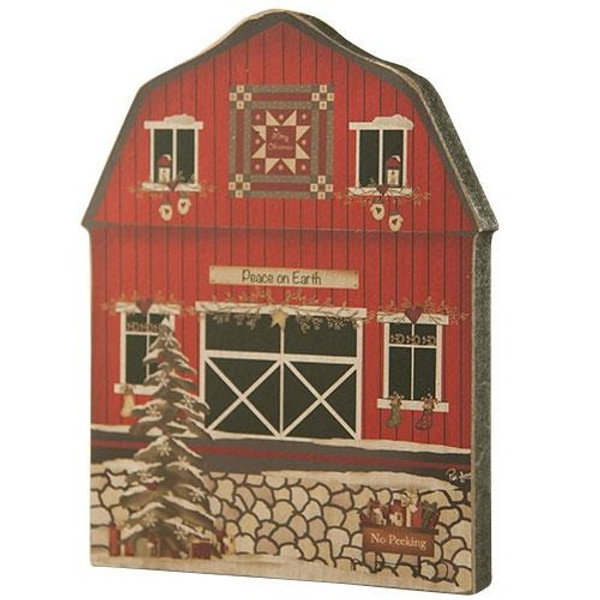 Christmas Barn G33031 By CWI Gifts