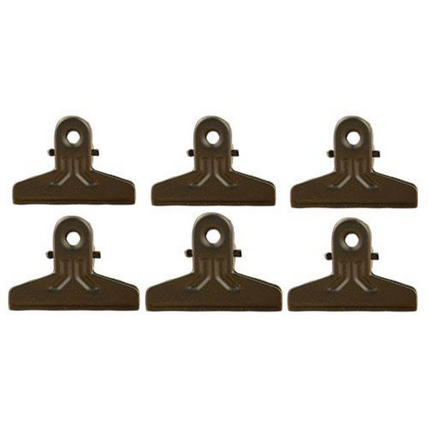 6/Set Black Clips G33127 By CWI Gifts