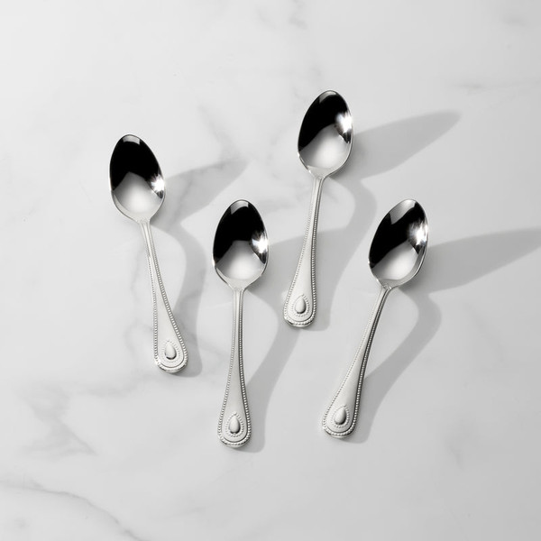 French Perle Teaspoon Set Of 4 894746 By Lenox