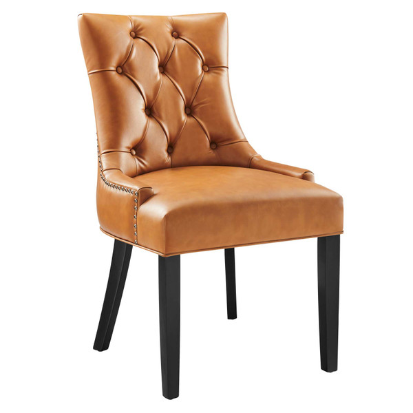 Modway Regent Tufted Vegan Leather Dining Chair - Tan EEI-2222-TAN