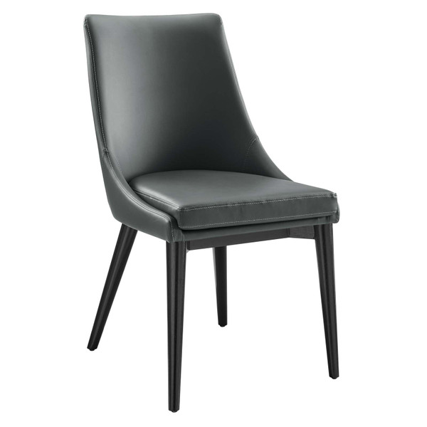 Modway Viscount Vegan Leather Dining Chair - Gray EEI-2226-GRY
