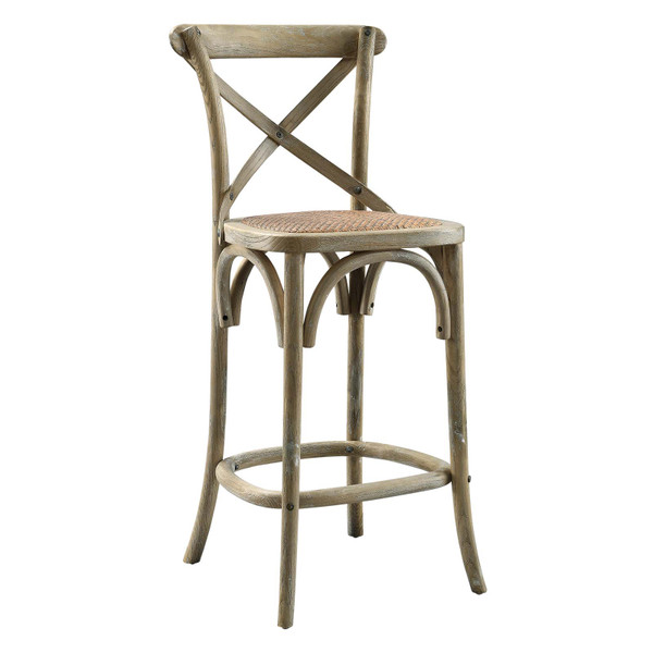 Modway Gear Counter Stool - Gray EEI-5667-GRY