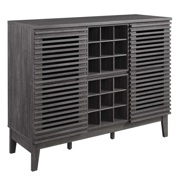 Modway Render Bar Cabinet - Charcoal EEI-6156-CHA