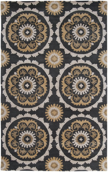 Surya Mosaic Hand Tufted Black Rug MOS-1063 - 9' x 13'