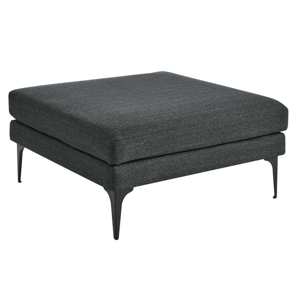 Modway Evermore Upholstered Fabric Ottoman - Gray EEI-6015-DOR