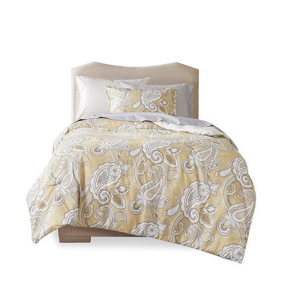 Madison Park Essentials Gracelyn Paisley Print Comforter Set With Sheets - Twin Xl By Madison Park Essentials CS10-1315