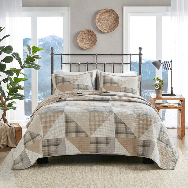 Olsen Oversized Cotton Quilt Mini Set - King/Cal King By Woolrich WR13-3905