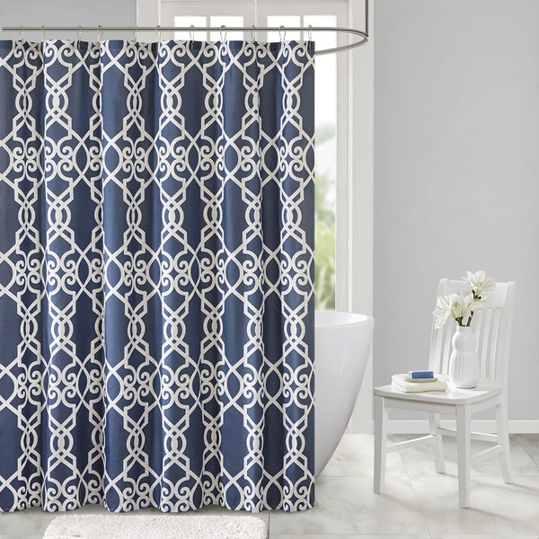 Neptune Printed Shower Curtain By 510 Design 5DS70-0106