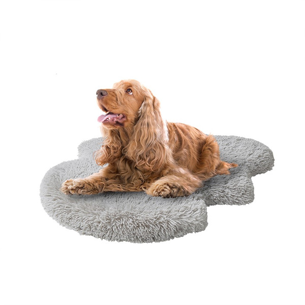 Friends Forever Puprug Faux Fur Orthopedic Dog Bed With Foam, Pup Faux Fur Rug With Removable Bed Cover By Friends Forever PET63HM6012