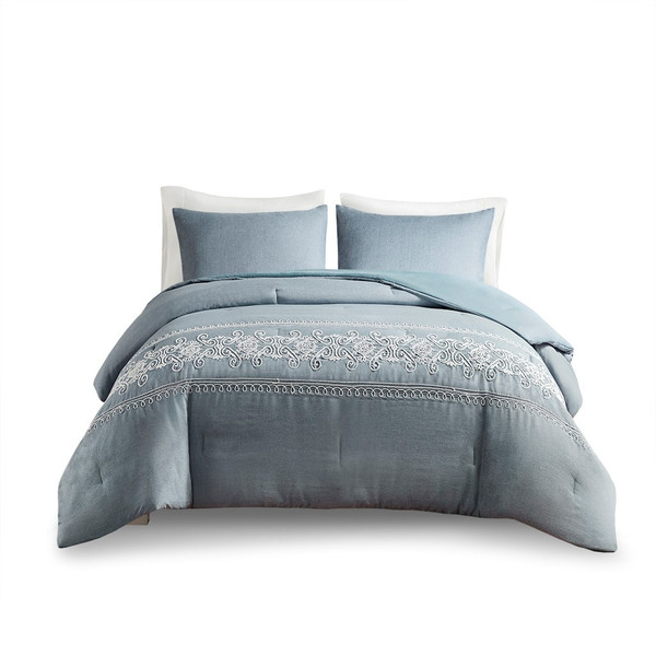 Bree Embroidered Comforter Set - Twin/Twin Xl By Intelligent Design ID10-2166