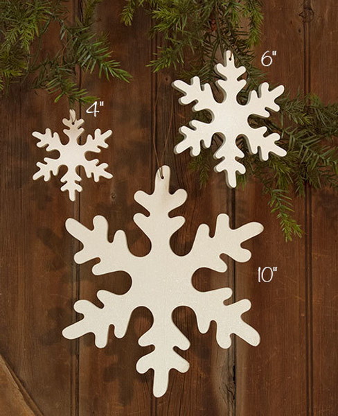 Snowflake Ornament - 4" G33852 By CWI Gifts