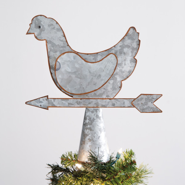 Hen Weathervane Tree Topper 370937 By CTW Home