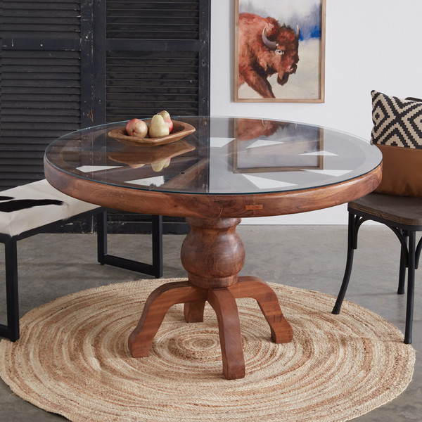 Wagon Wheel Table 510714 By CTW Home