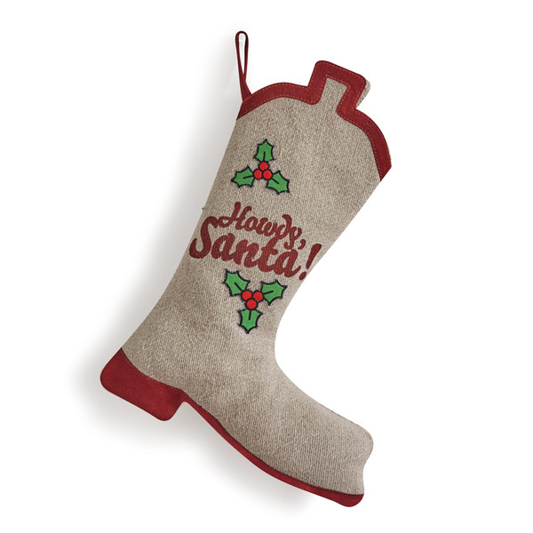 Cowboy Boot Christmas Stocking 510729 By CTW Home