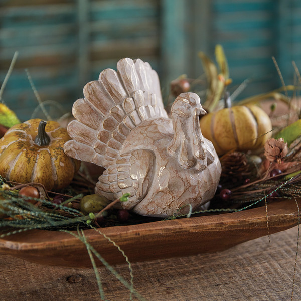 Chiseled Turkey Figurine 680659 By CTW Home