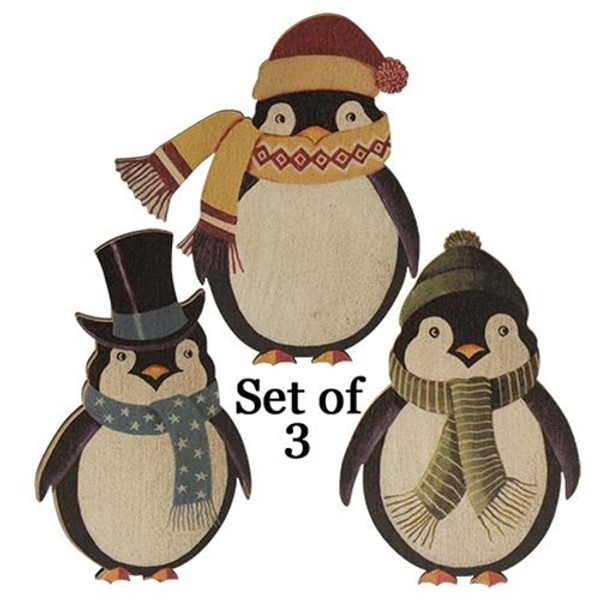 3/Set, Penguin Magnets G34037 By CWI Gifts