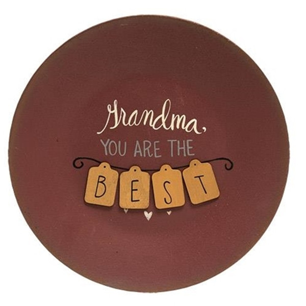 Best Grandma Plate G34131 By CWI Gifts