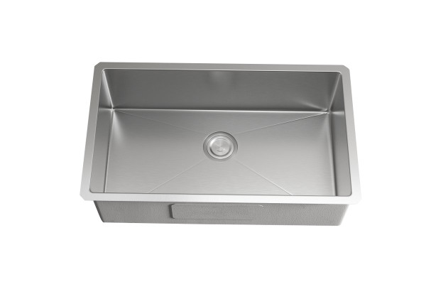 Stainless Steel Undermount Kitchen Sink L30''Xw18'' X H10" SK10130 By Elegant Lighting