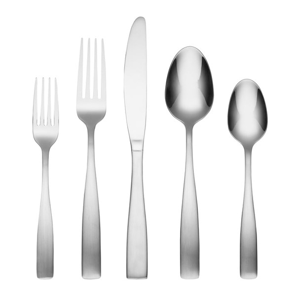 Madison Satin 18/0 Flatware 20-Piece 26320CSLG12 By Lenox