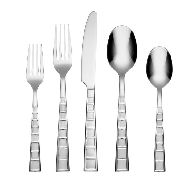 Mosaic Sand 18/0 20-Piece Flatware 269320CSLG12 By Lenox