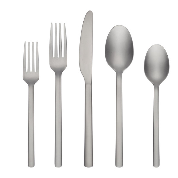 Scout Sand Finish 18/0 20-Piece Flatware Set (Pack Of 3) 428820CSLG12 By Lenox