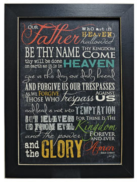 The Lord'S Prayer Framed Print G44061 By CWI Gifts