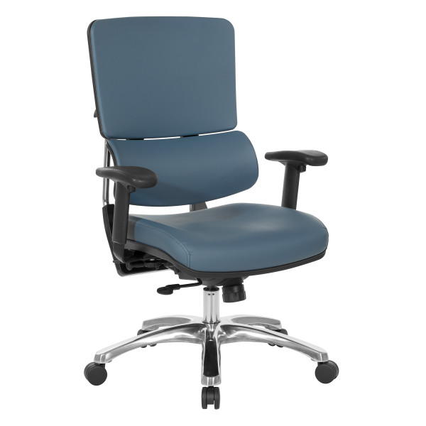 Dillon Seat And Back Manager's Chair - Blue 99662CDB-R105 By Office Star