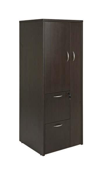 Napa Storage Cabinet 22.5"X24"X65" - Espresso NAP-152-ESP By Office Star