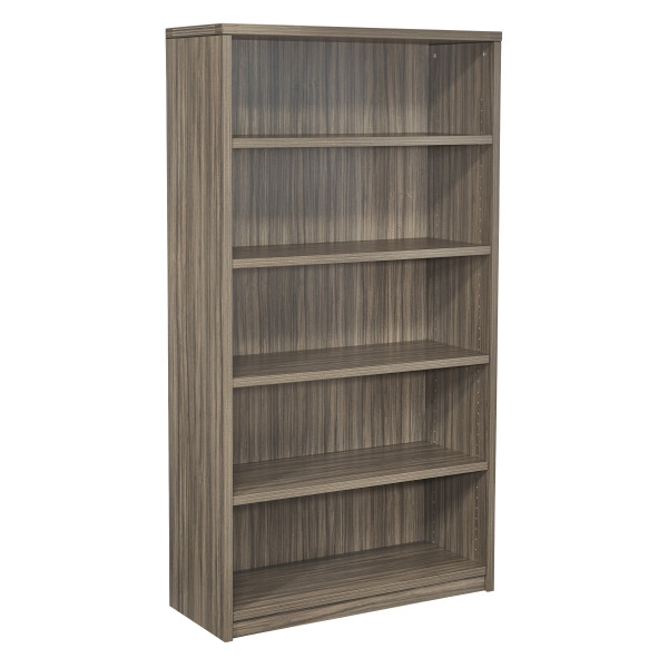 Napa 5-Shelf Bookcase, 36X14X65H - Urban Walnut NAP-56-URB By Office Star