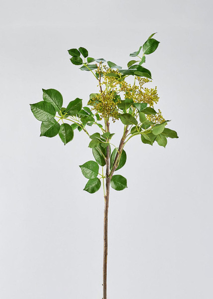 Artificial Tall Privet Seeded Leaf Branch - 46" REG-MTF23884-GRN By Afloral
