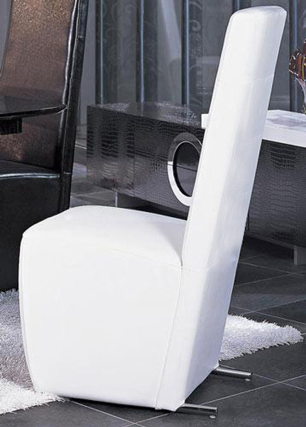 VGUN0020-BLK A&X Maud Modern Black Leatherette Dining Chair By VIG Furniture
