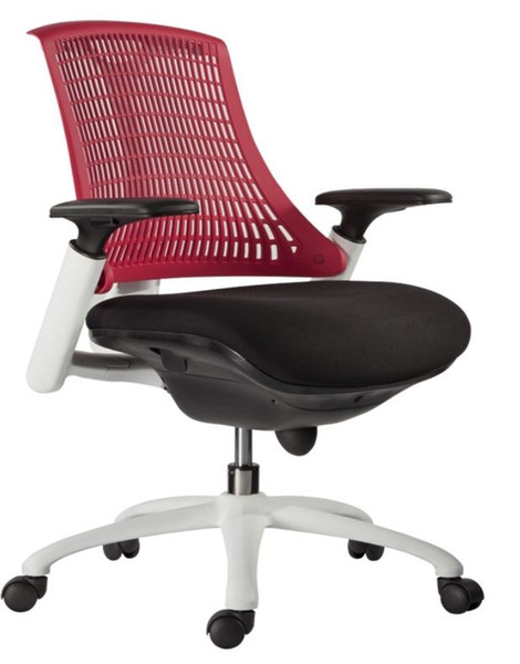 VGFCINNOVATION-RED Modrest Innovation Modern Red Office Chair By VIG Furniture