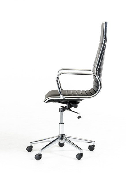 VGLFWX-15-BLK Modrest Madison Modern Black Leatherette Office Chair By VIG Furniture