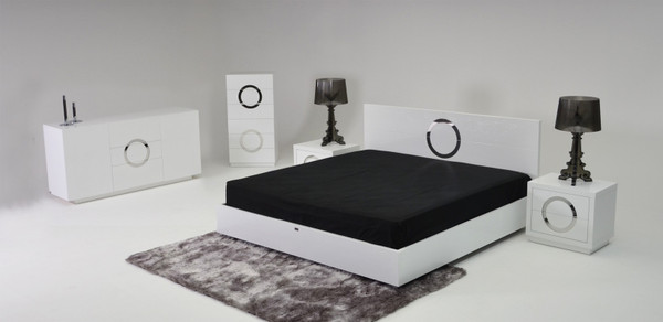 VGUNAW223-180-WHT-SET-Q Queen A&X Ovidius Modern Queen Bedroom Set By VIG Furniture