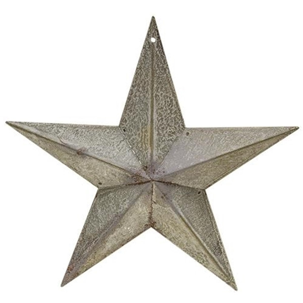 Galvanized Barn Star - 8" G57078GB By CWI Gifts