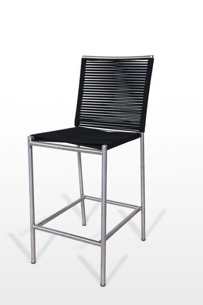 VGGR911939 Modrest Lathrop - Modern Outdoor Black Bar Stool By VIG Furniture